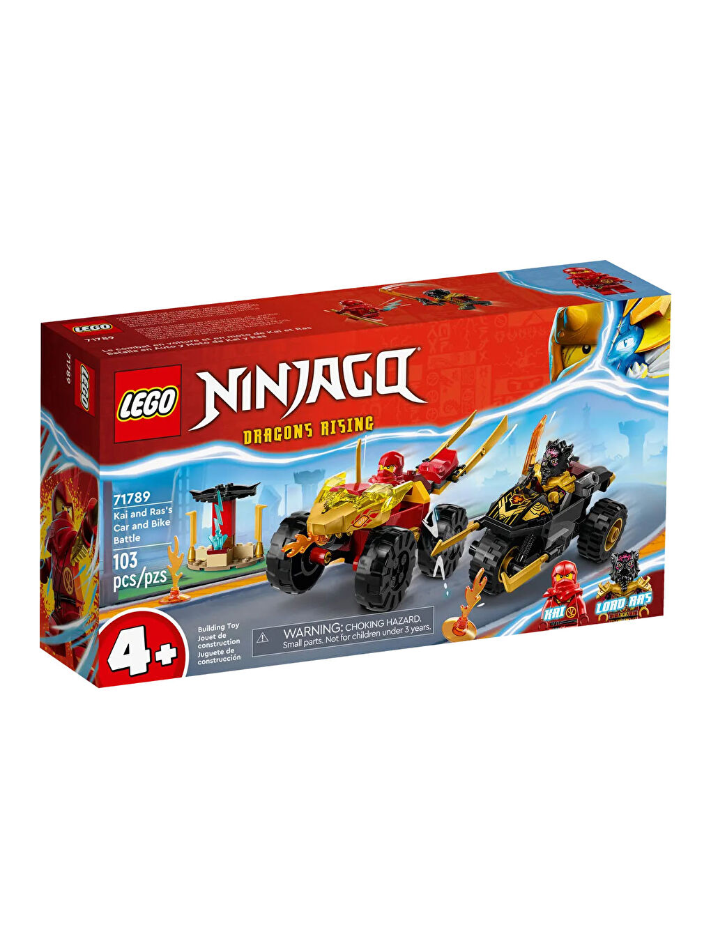 Lego Ninjago Kai ve Ras'ın Araba ve Motosiklet Savaşı 71789 - 4