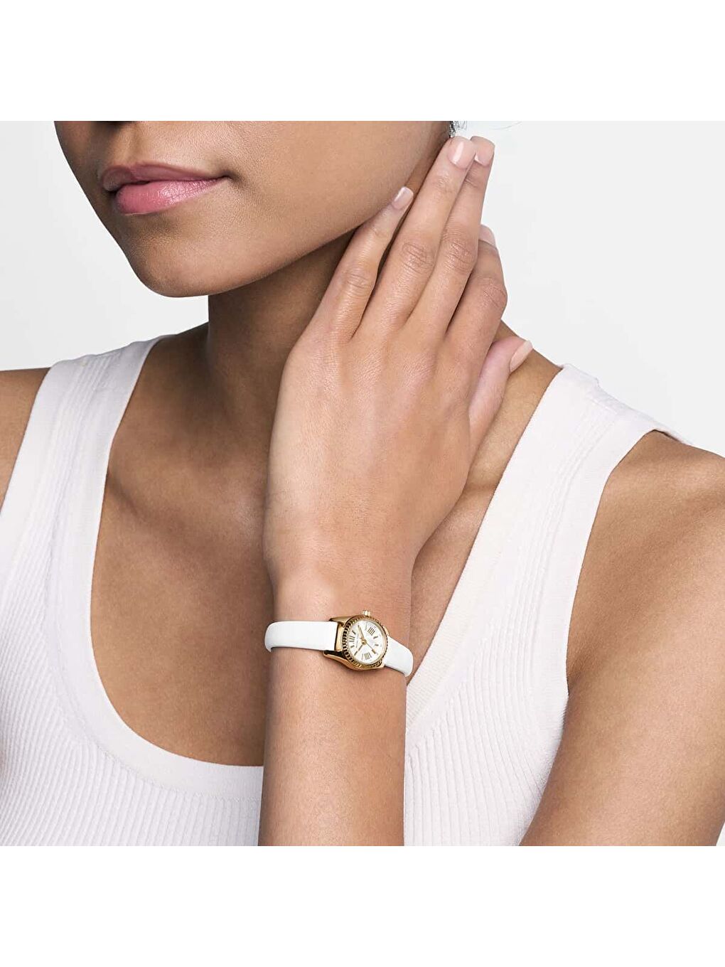 Beyaz MK4900 Kadın Kol Saati-3
