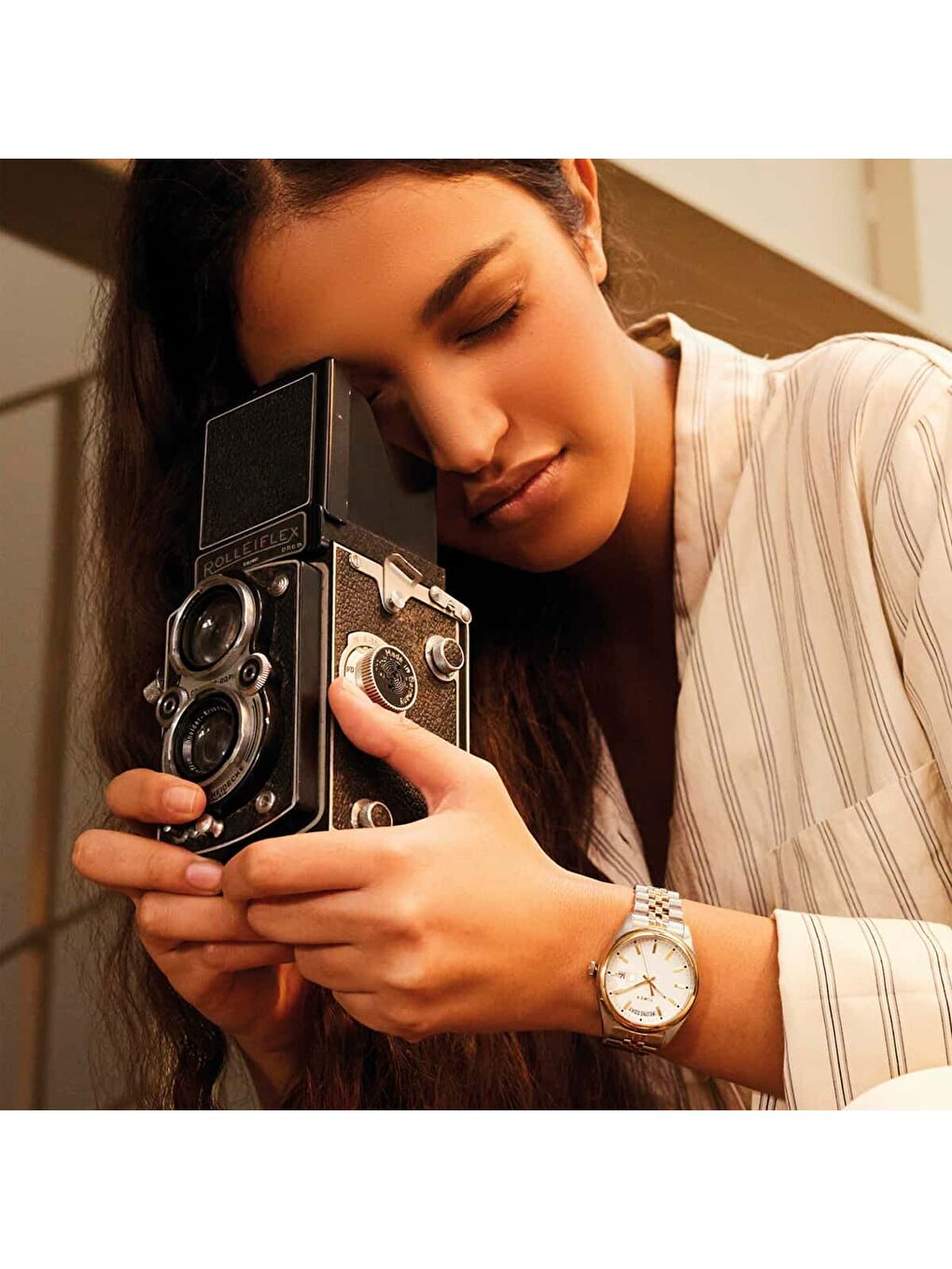 Sarı TW2V68500 Kadın Kol Saati-5