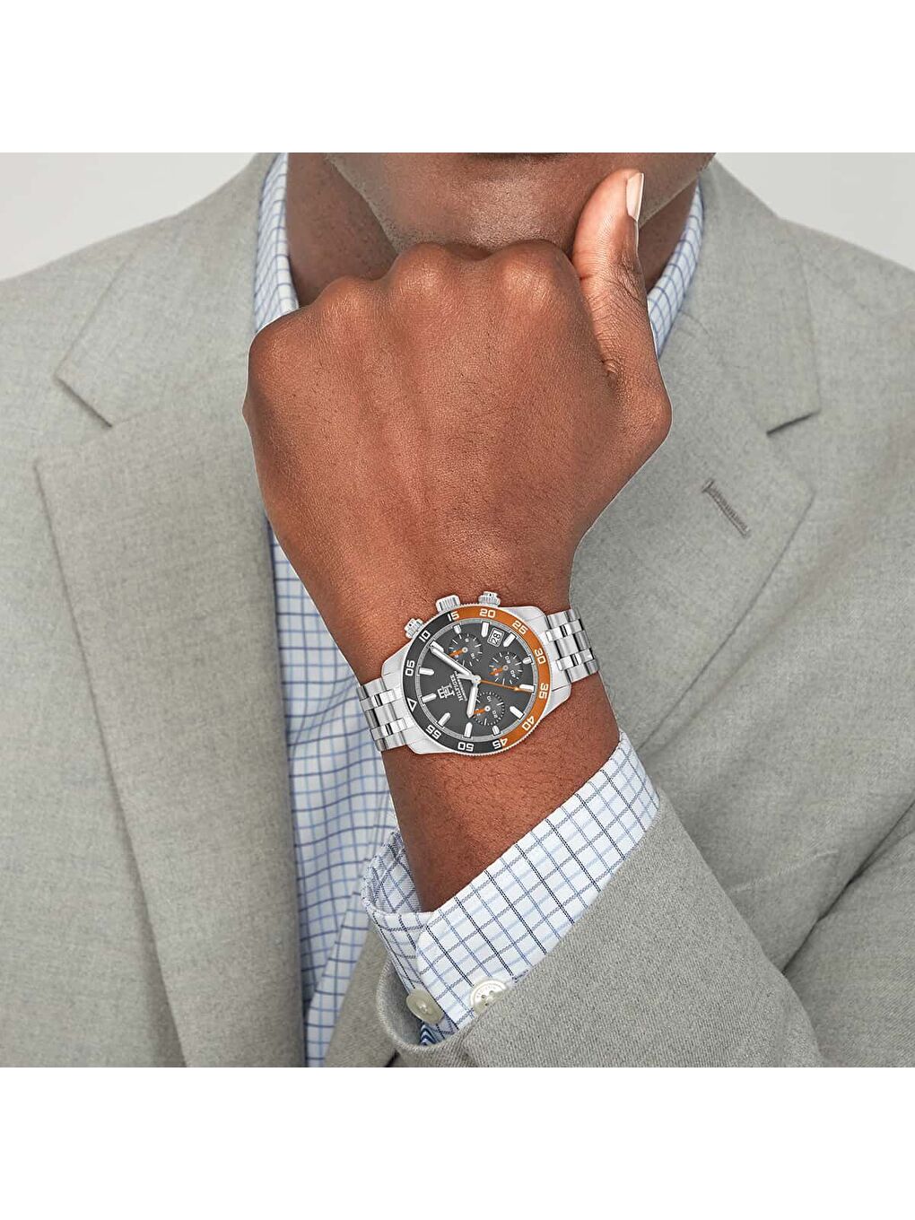 Gri TH1792186 Erkek Kol Saati-3