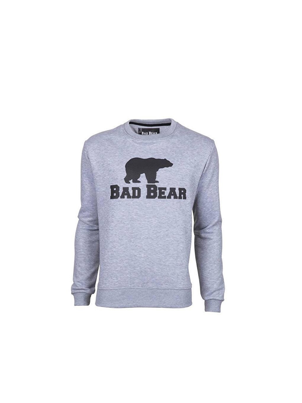 Crewneck Erkek Gri Baskılı Sweatshirt-2