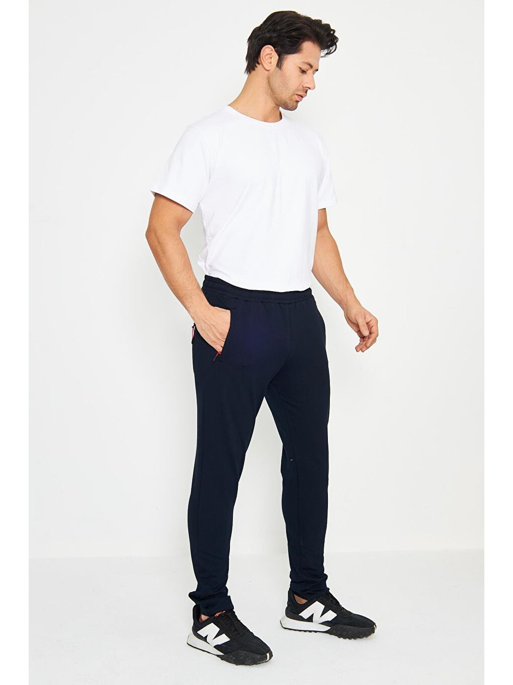 Lacivert Büyük-Normal Beden Erkek Eşofman Altı 201312-3