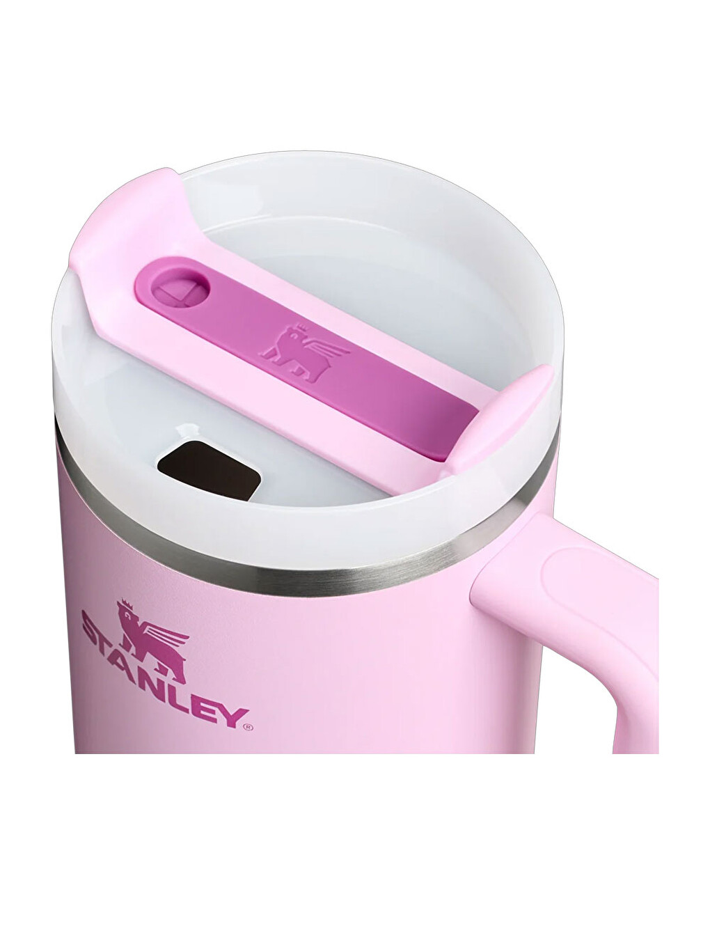 Pembe Quencher H2.o Flowstate Tumbler Pipetli Termos 1.18l Cherry Blossom-2