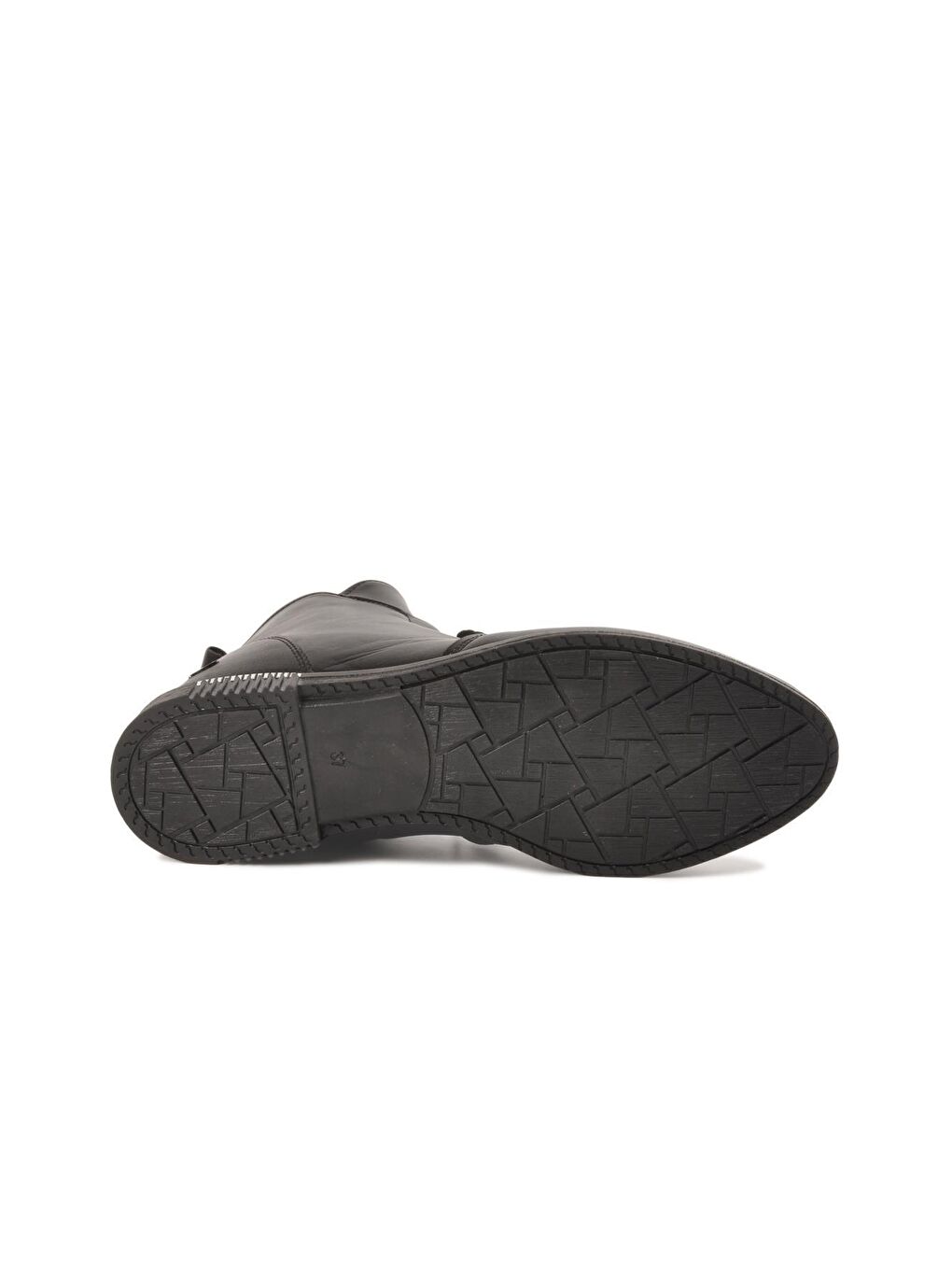 Siyah Fermuarlı İçi Kürklü Kadın Bot 7020-4