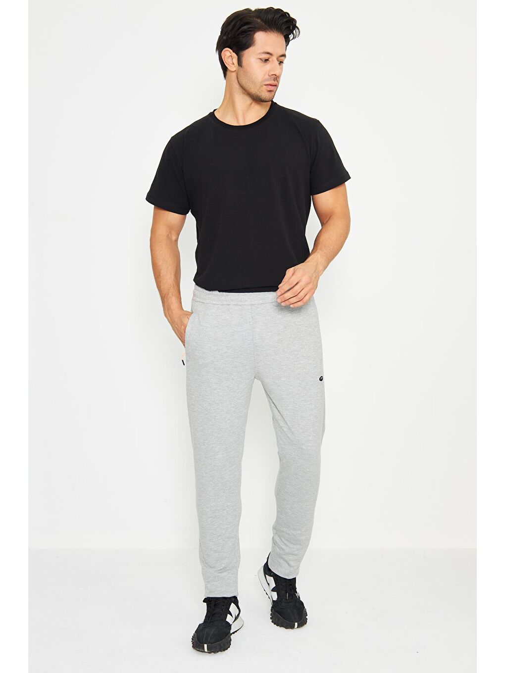 Gri Büyük-Normal Beden Erkek Eşofman Altı 201312-2