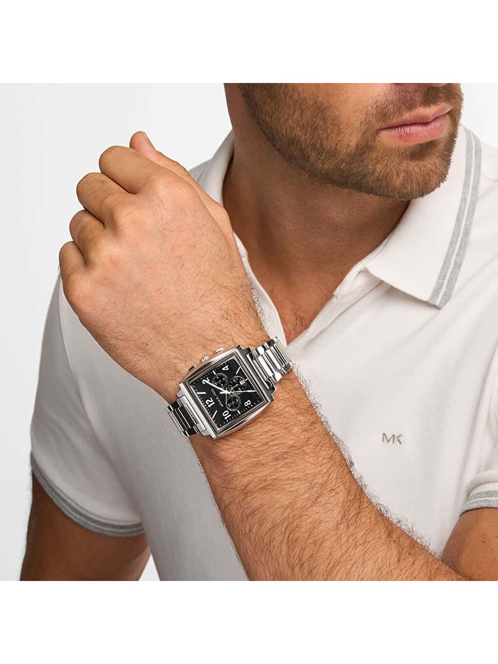 Gri MK9230 Erkek Kol Saati-3