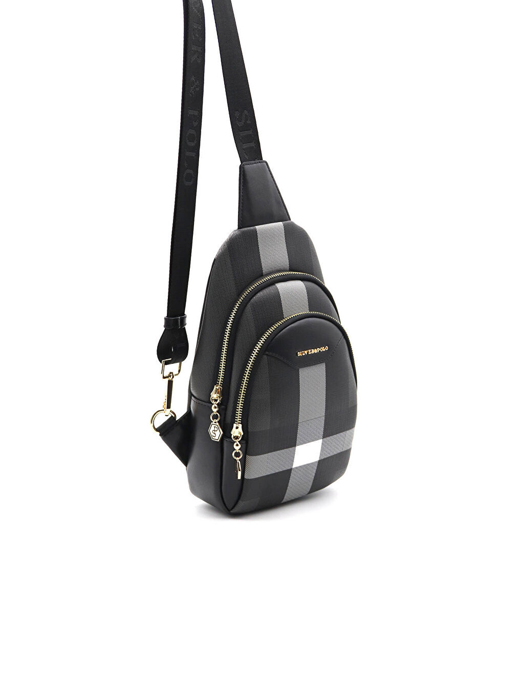 Siyah Kadın Çapraz Göğüs Çantası 959-36810 FREEBAG M129 SİYAH-MAT SİYAH-1