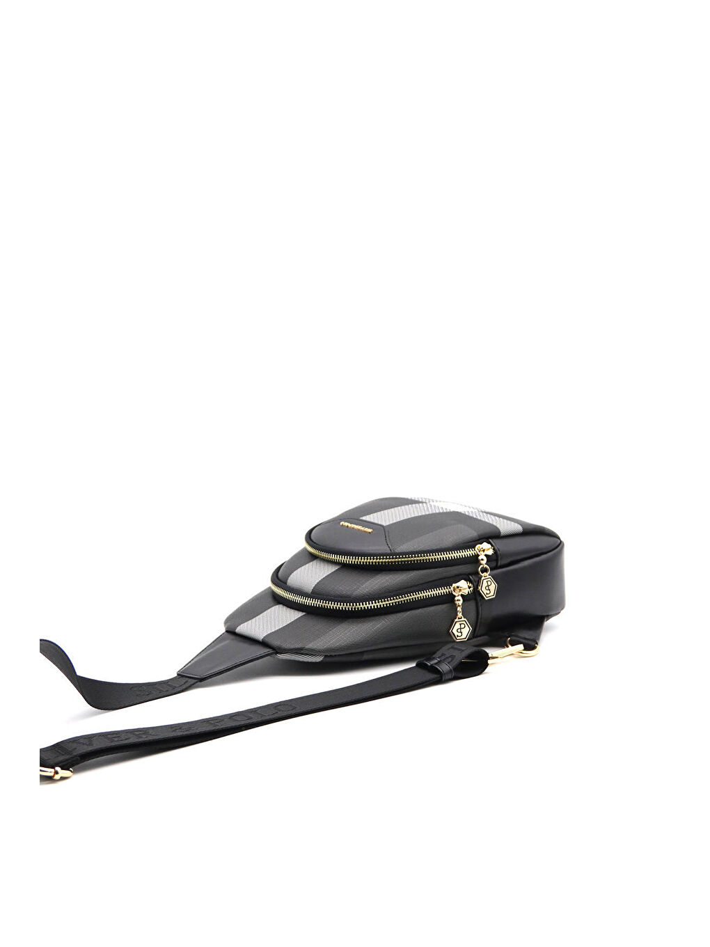 Siyah Kadın Çapraz Göğüs Çantası 959-36810 FREEBAG M129 SİYAH-MAT SİYAH-4