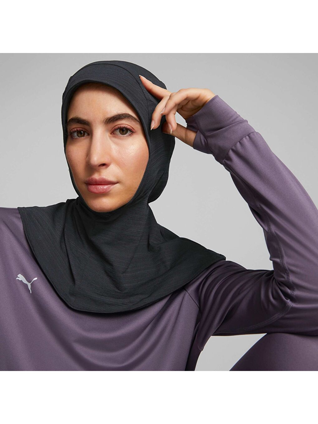 Siyah Sports Koşu HIJAB-6