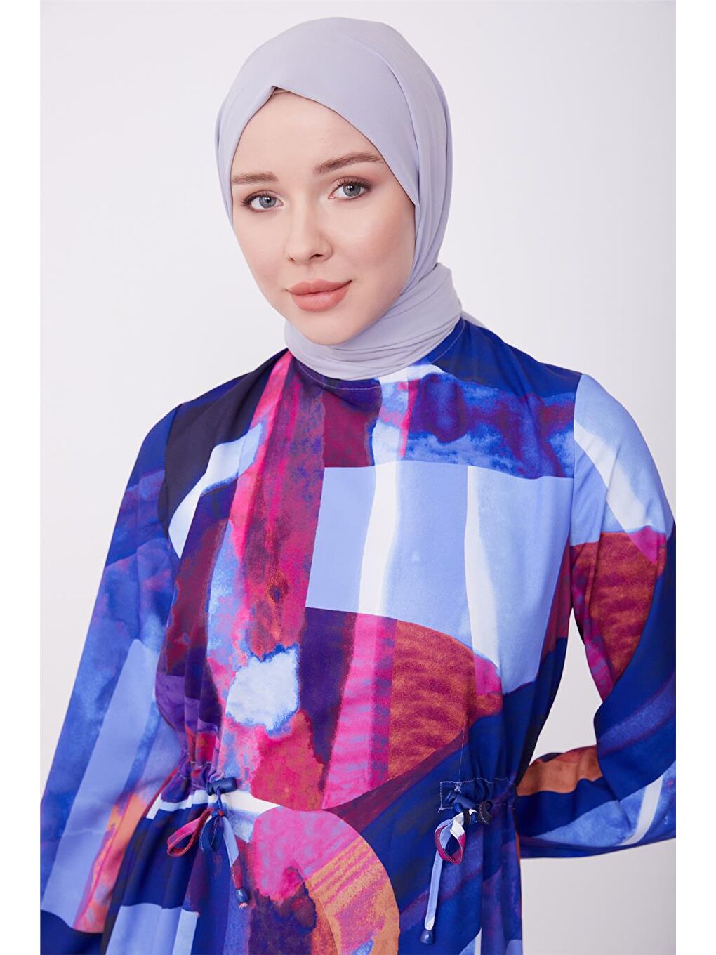 ARMİNE Mor Beli Tünelli Ayarlanabilen Tunik 23K4723 - 3