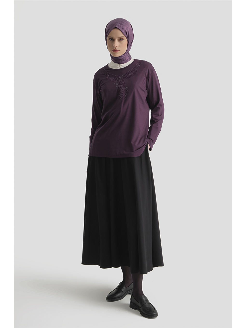 Penye 24Yd9021 Mürdüm-1