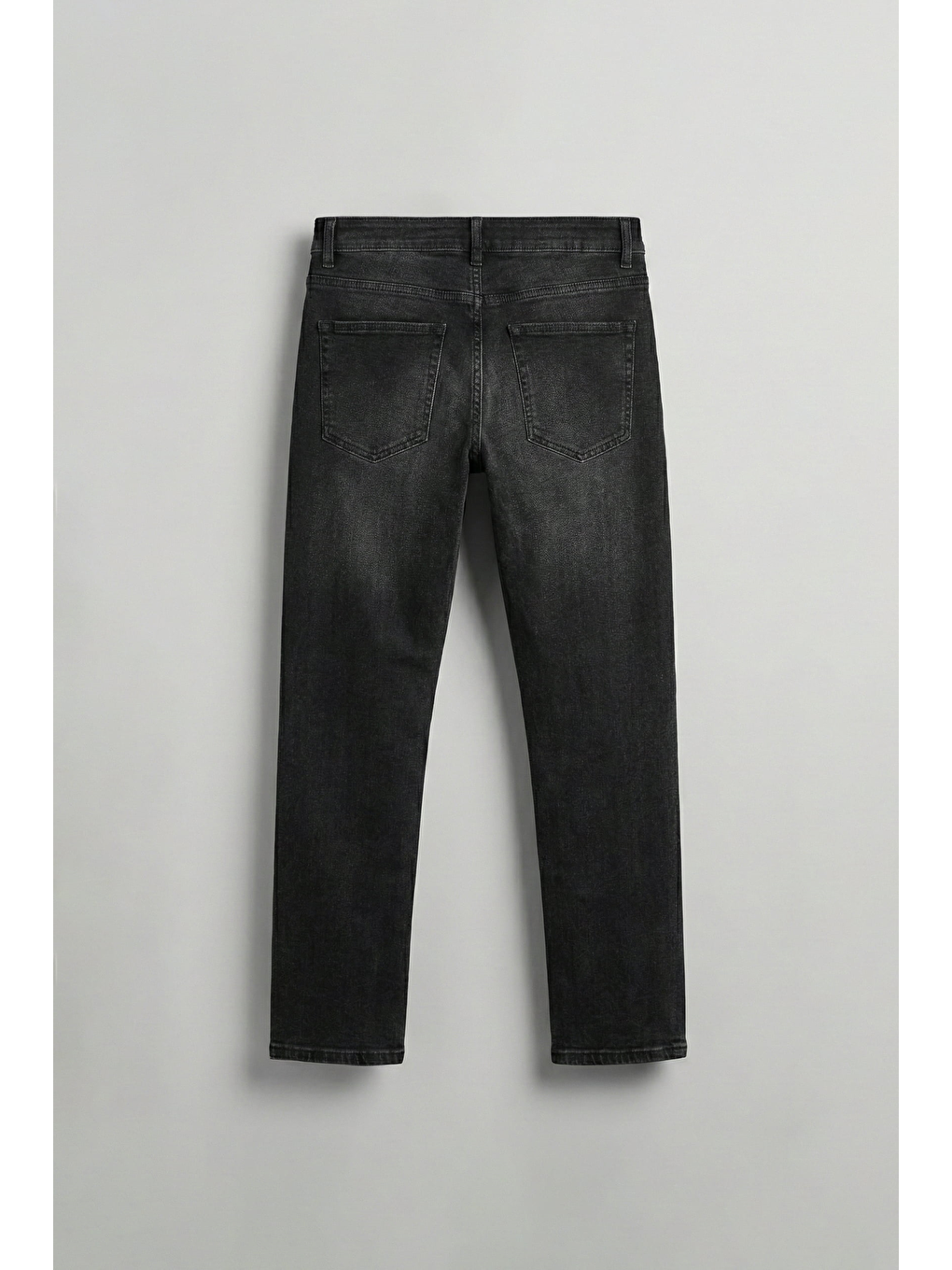 Erkek Regular Fit Basic Pamuklu Jean Pantolon Siyah-1