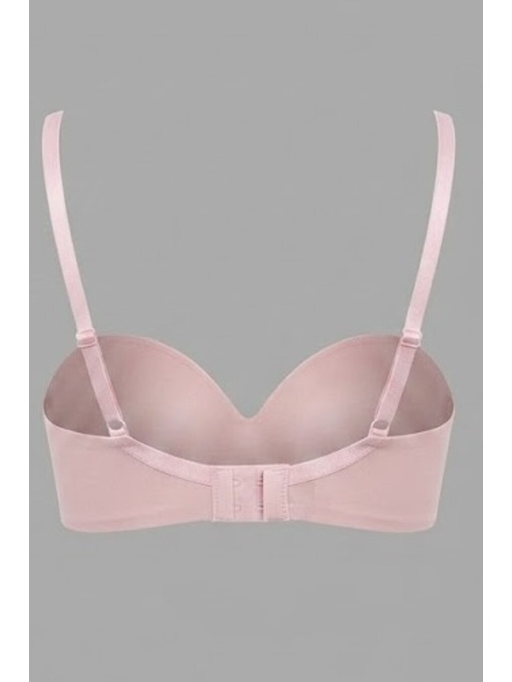Pembe Desteksiz Lazer Soft Kap Tulum Straplez Sütyen C16020 Pudra-1