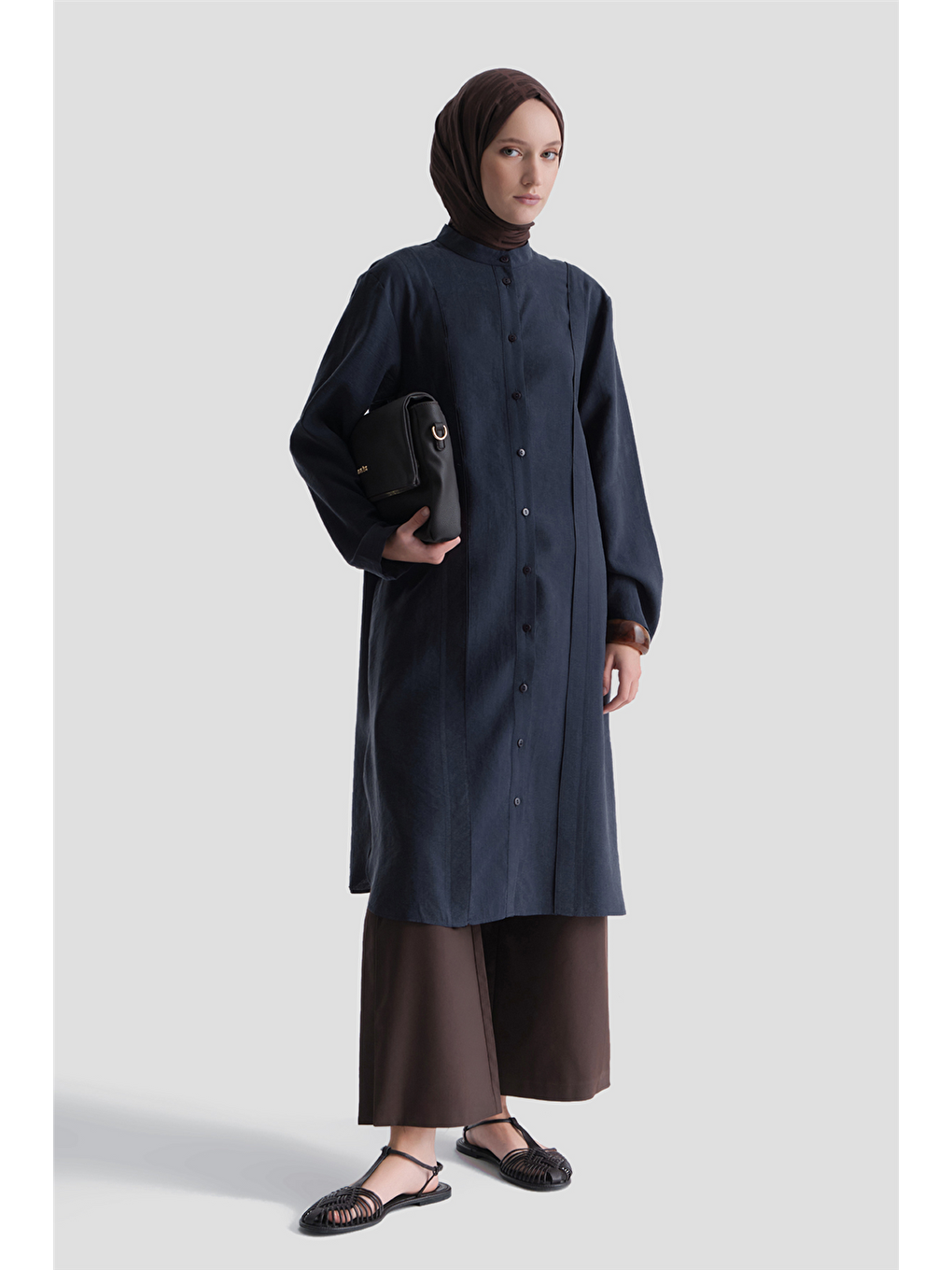 Kupra Tunik Elbise Lacivert-2