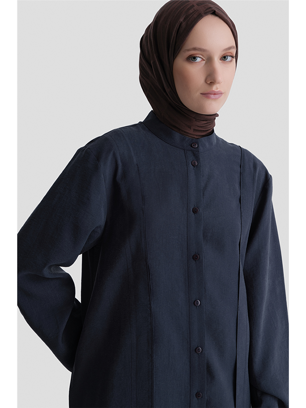 Kupra Tunik Elbise Lacivert-4