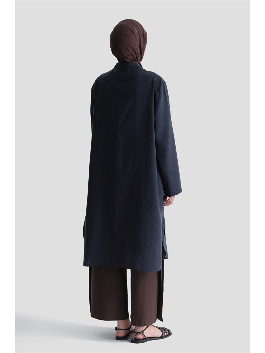 Kupra Tunik Elbise Lacivert-5