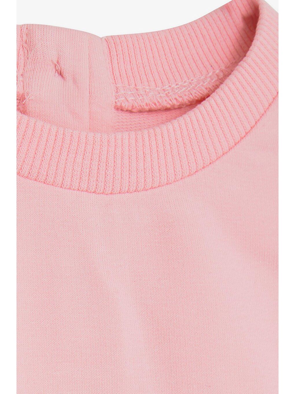 Breeze Pembe Kız Çocuk Sweatshirt Unıcorn Baskılı Pembe (9 Ay) - 1