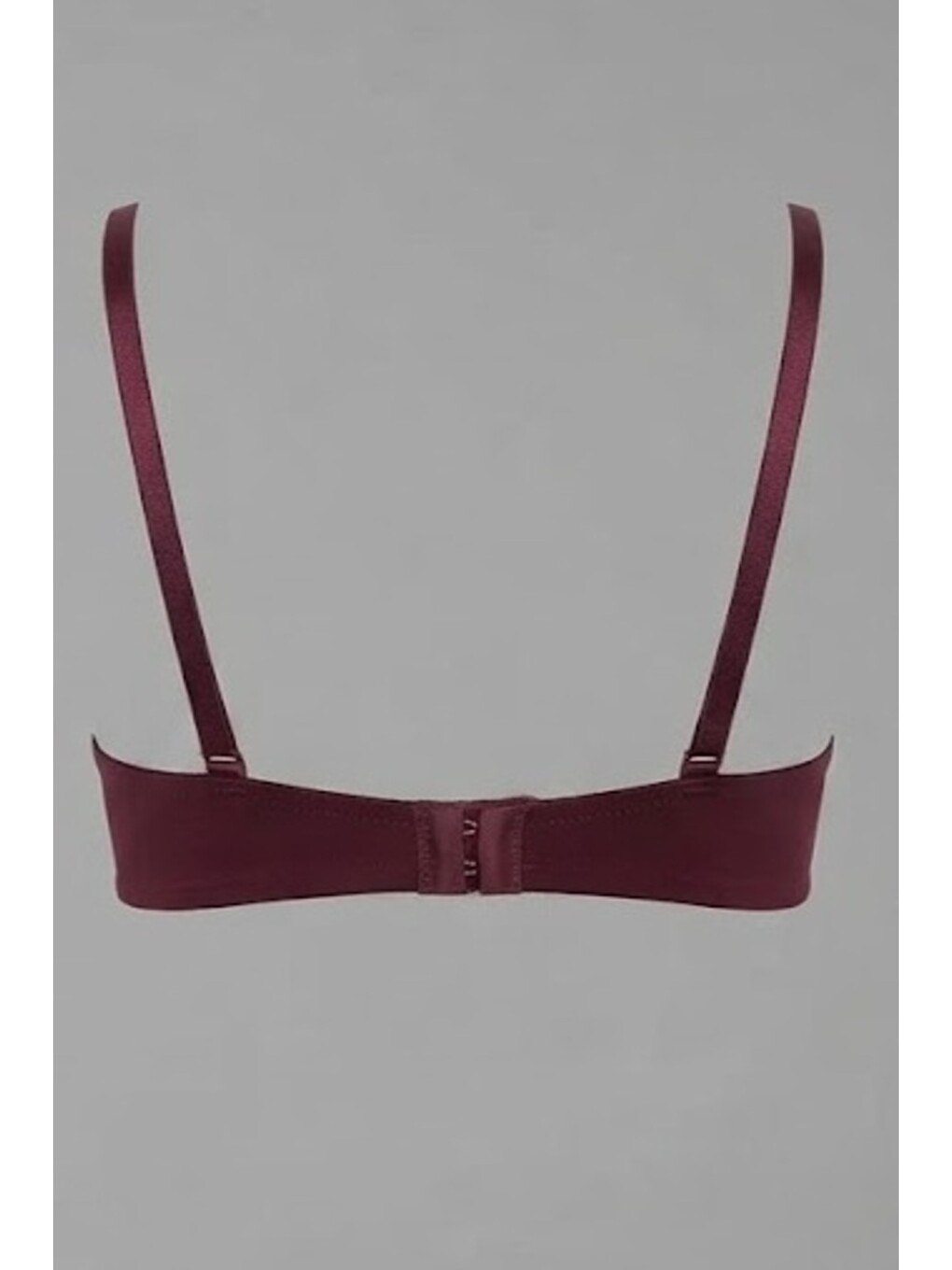 Desteksiz Lazer Soft Kap Tulum Straplez Sütyen C16020 Bordo-1