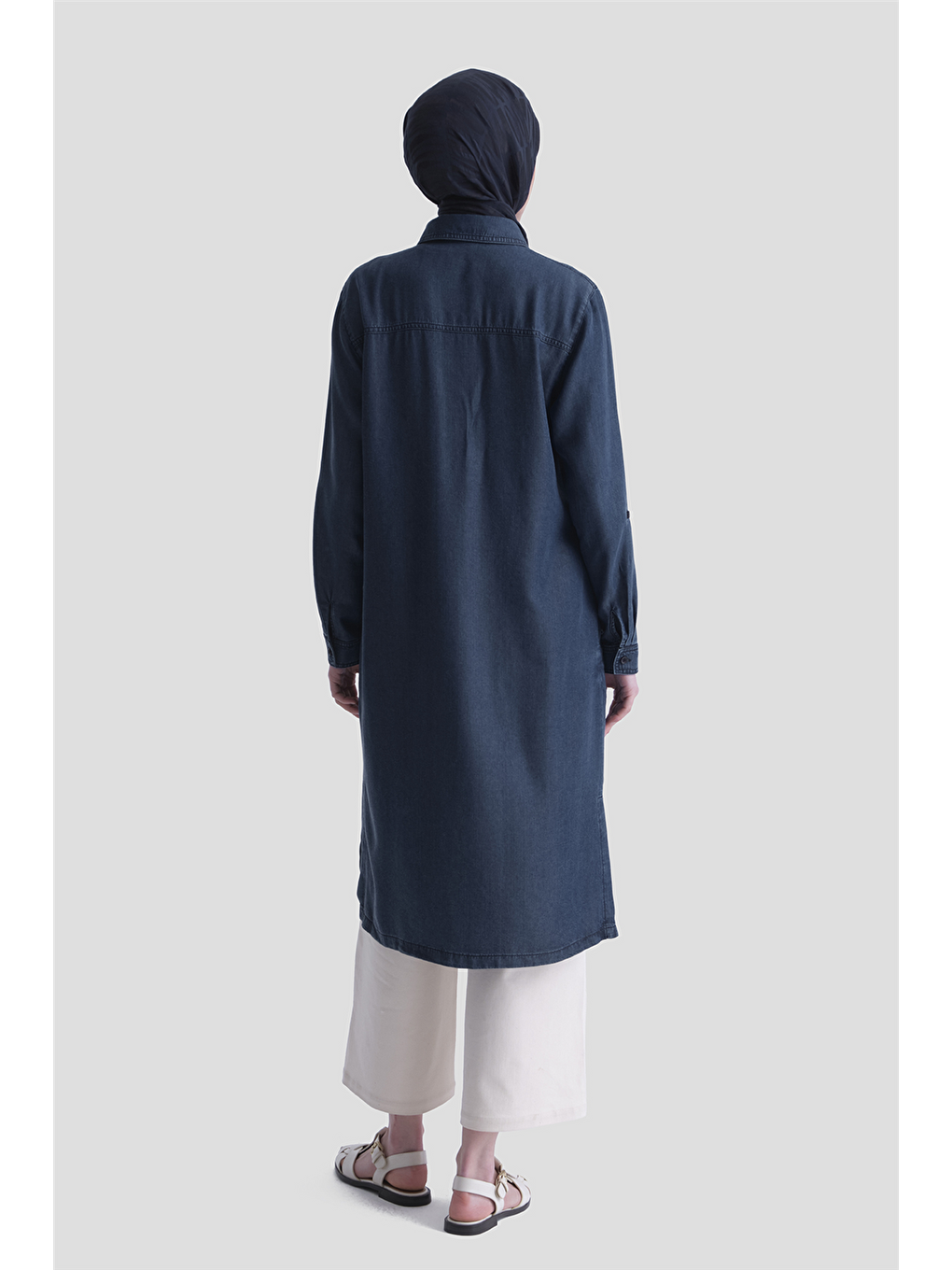 Tunik Elbise Lacivert-4