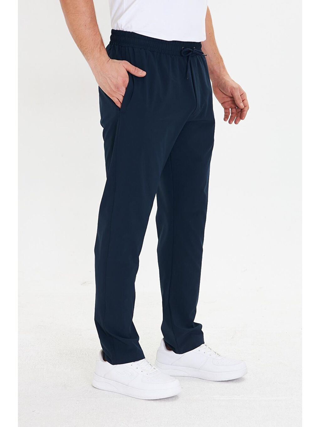 Erkek Stretchfit Esnek Eşofman Altı Lacivert 2660-L-4