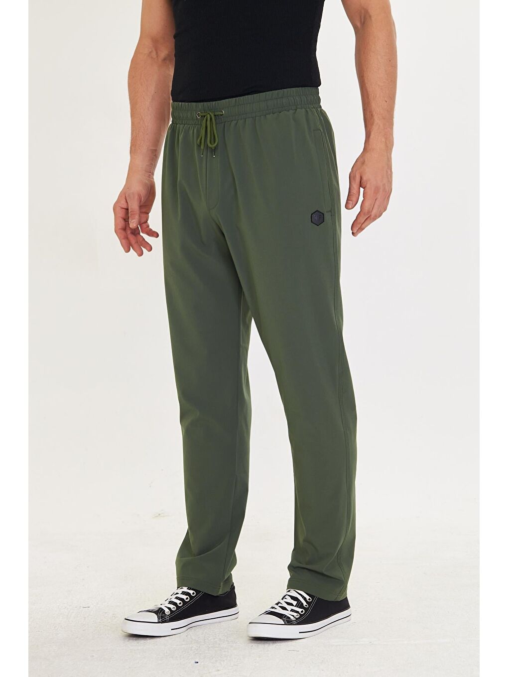 Erkek Stretchfit Esnek Eşofman Altı Haki 2660-H-3