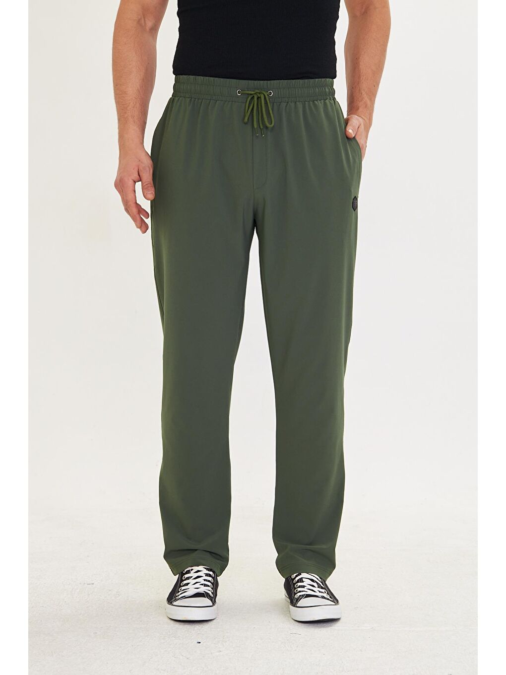 Erkek Stretchfit Esnek Eşofman Altı Haki 2660-H-4