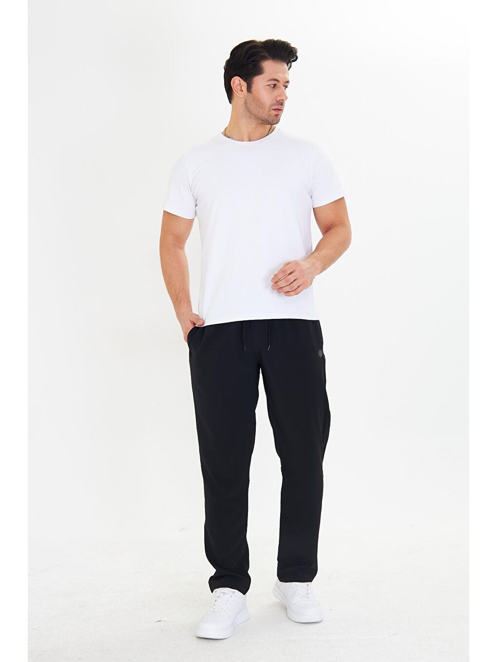 Erkek Stretchfit Esnek Eşofman Altı Siyah 2660-S