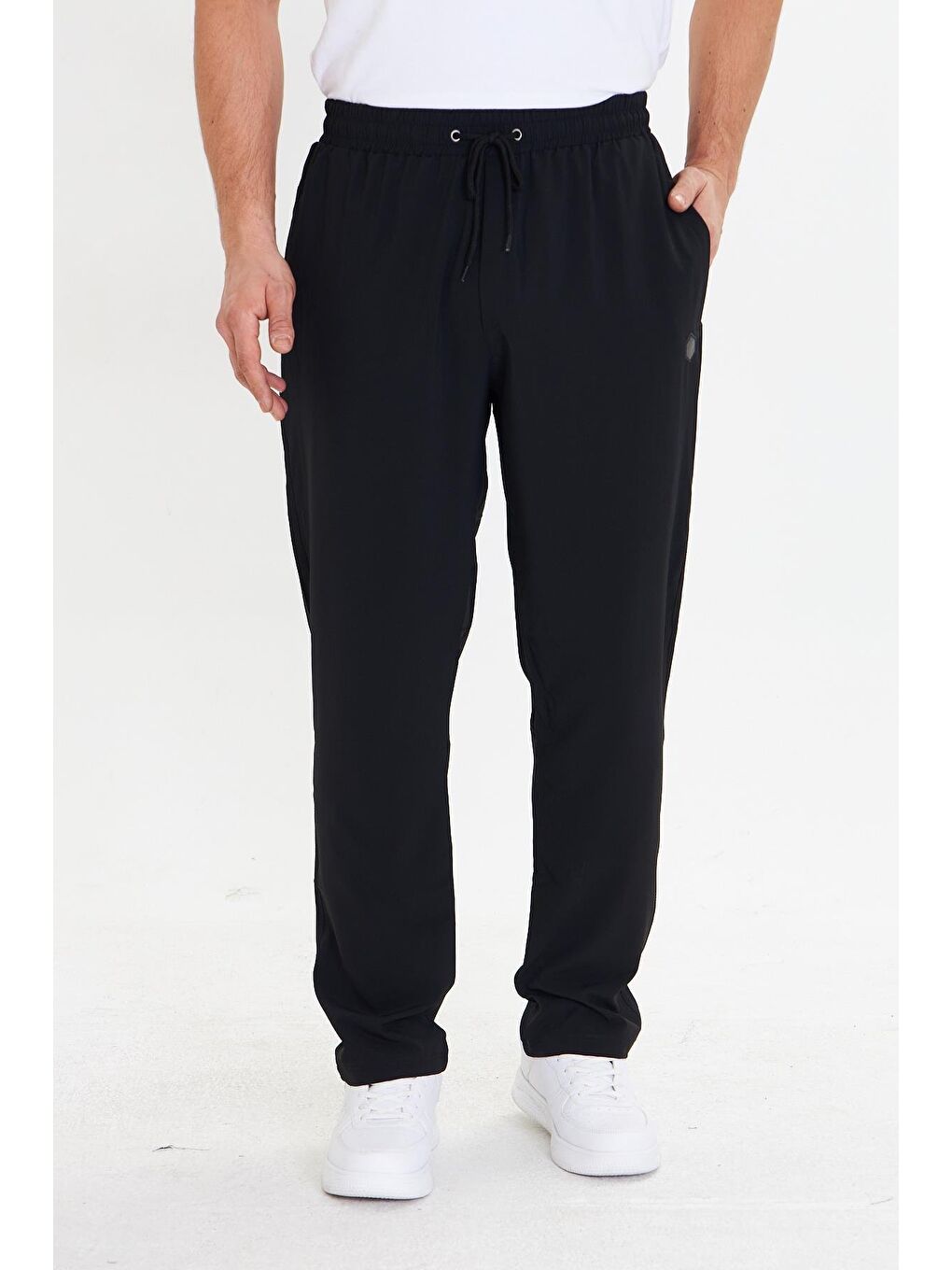 Erkek Stretchfit Esnek Eşofman Altı Siyah 2660-S-2