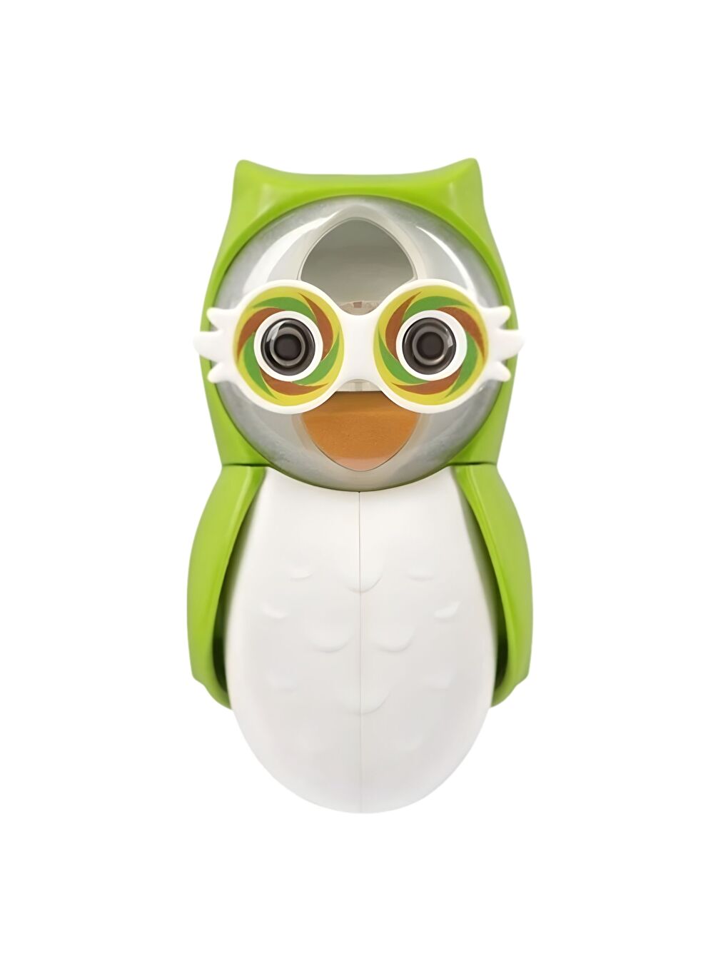 Flipper Baykuş Figürlü Kum Saatli Fırça Saklama Kabı-Çok Renkli-1