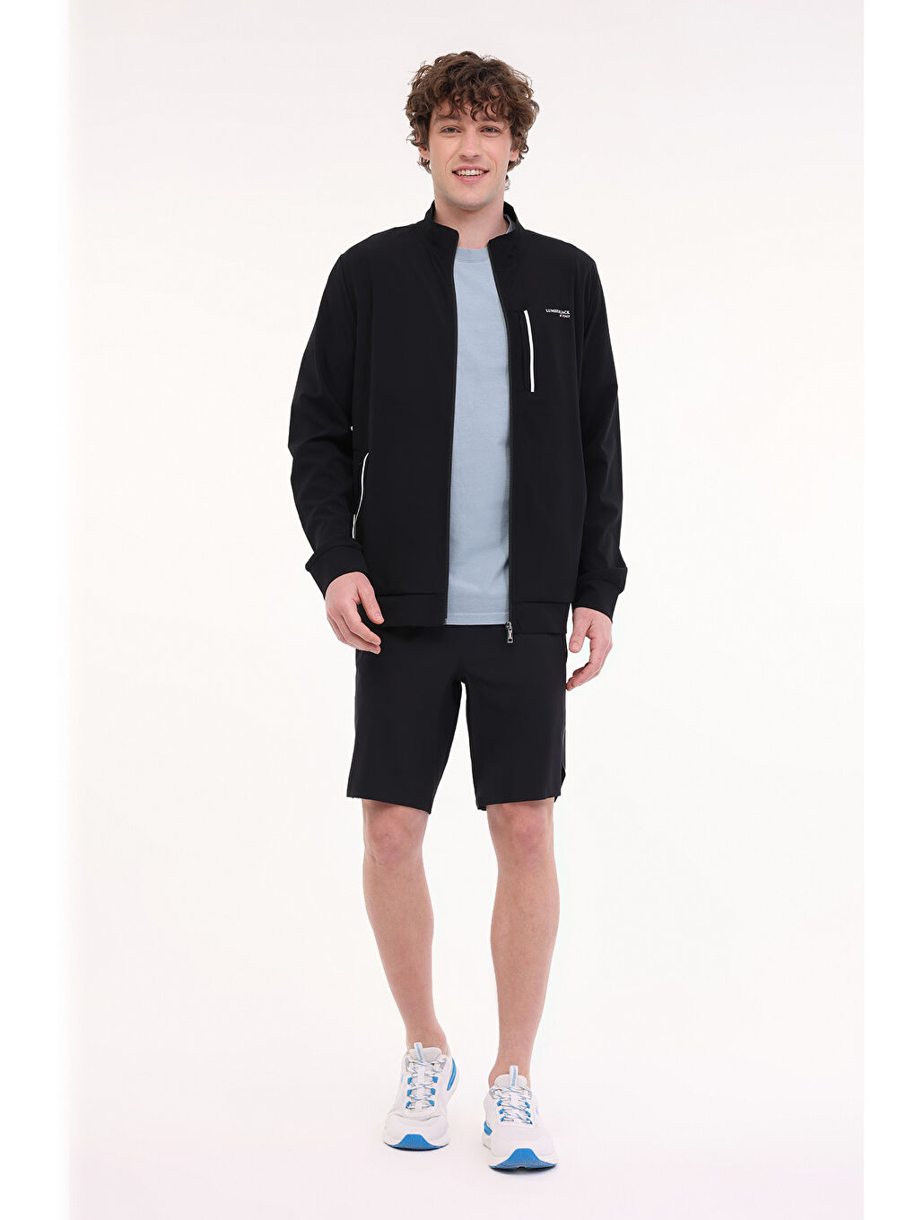 ML HOPE 18ITL400 5FX Siyah Erkek Eşofman Üstü-2