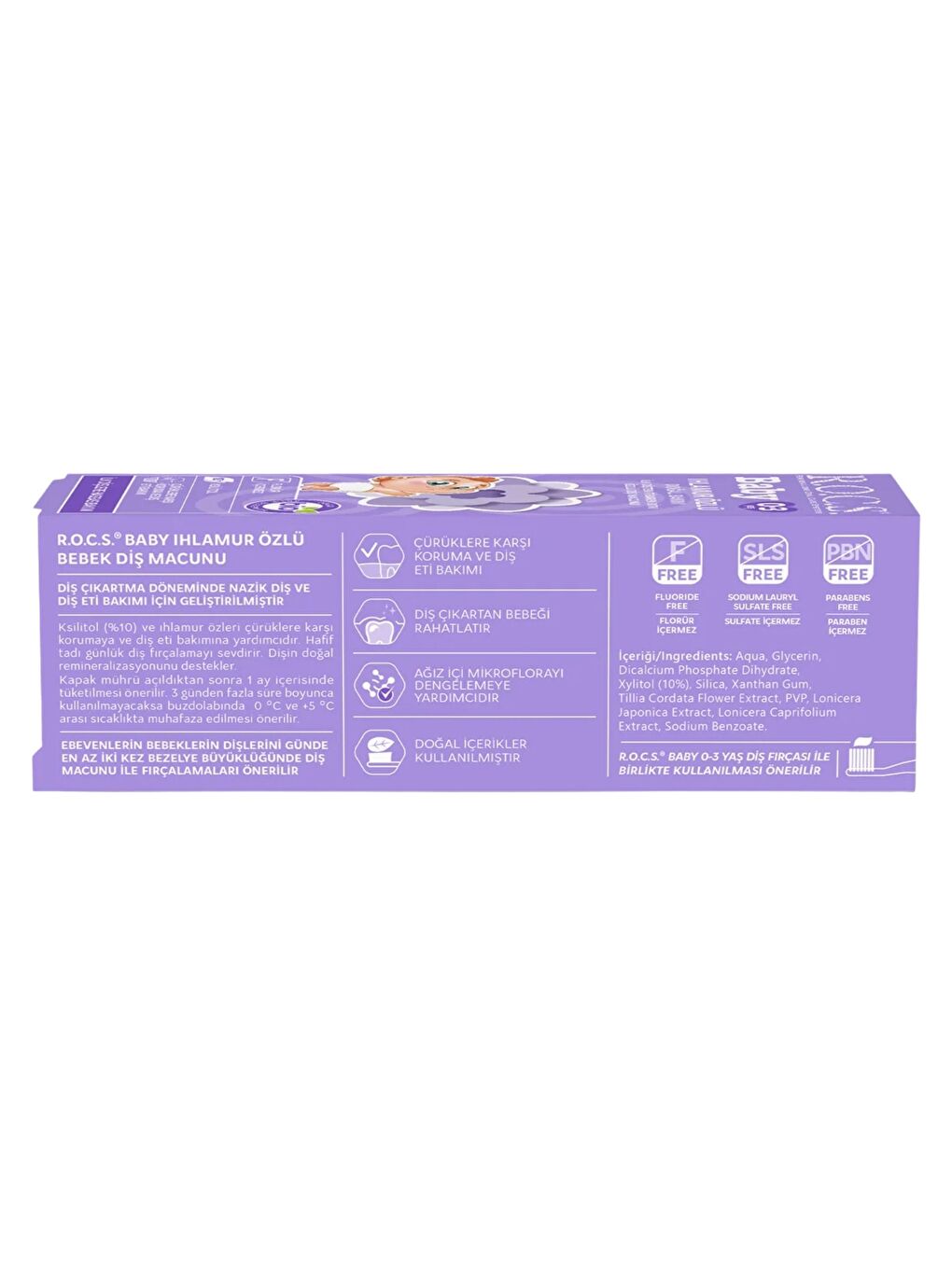 0-3 Yaş Ihlamur Aromalı Diş Macunu-1