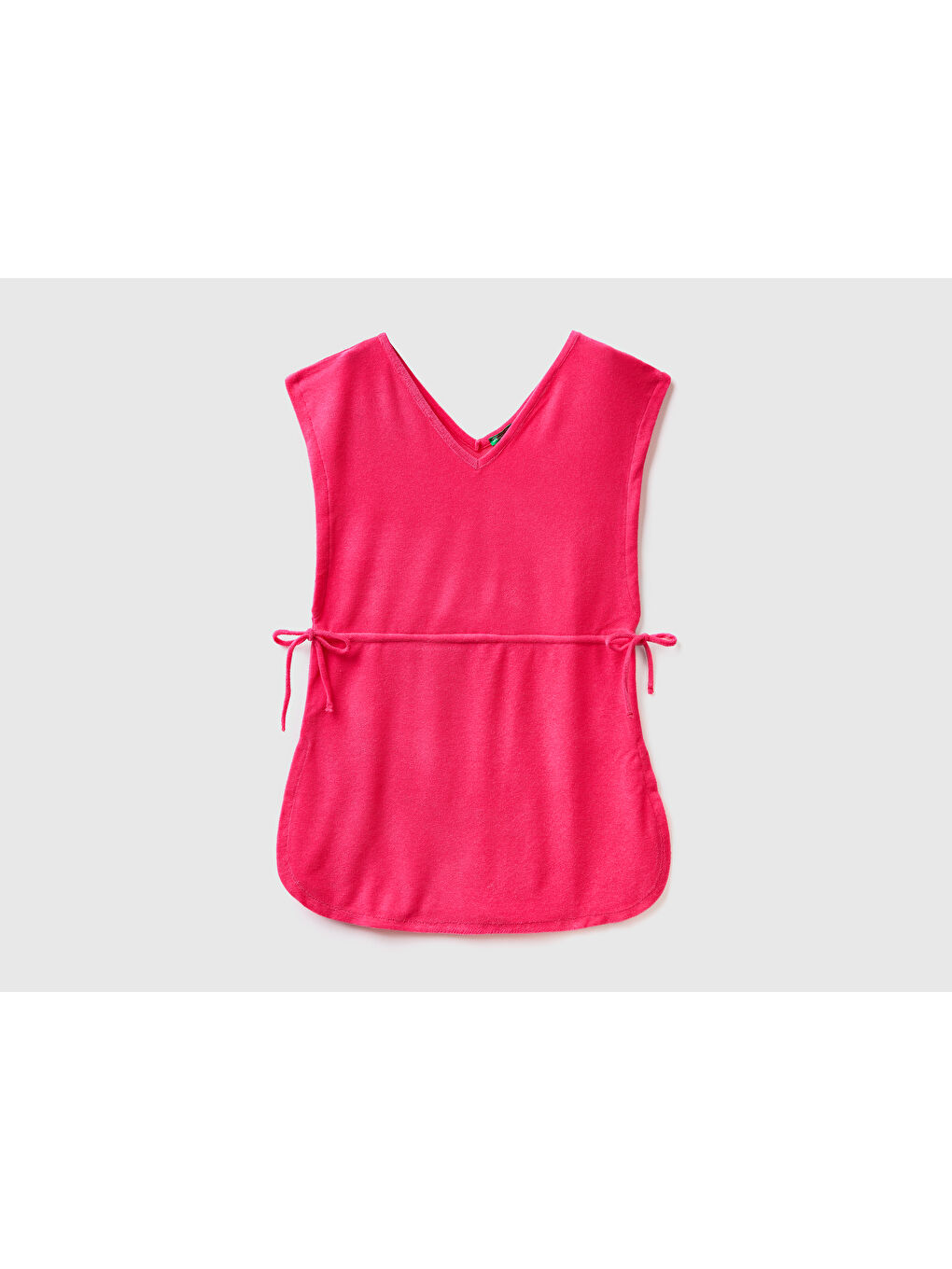 Kadın Fuşya Sünger Kumaş Elbise-1