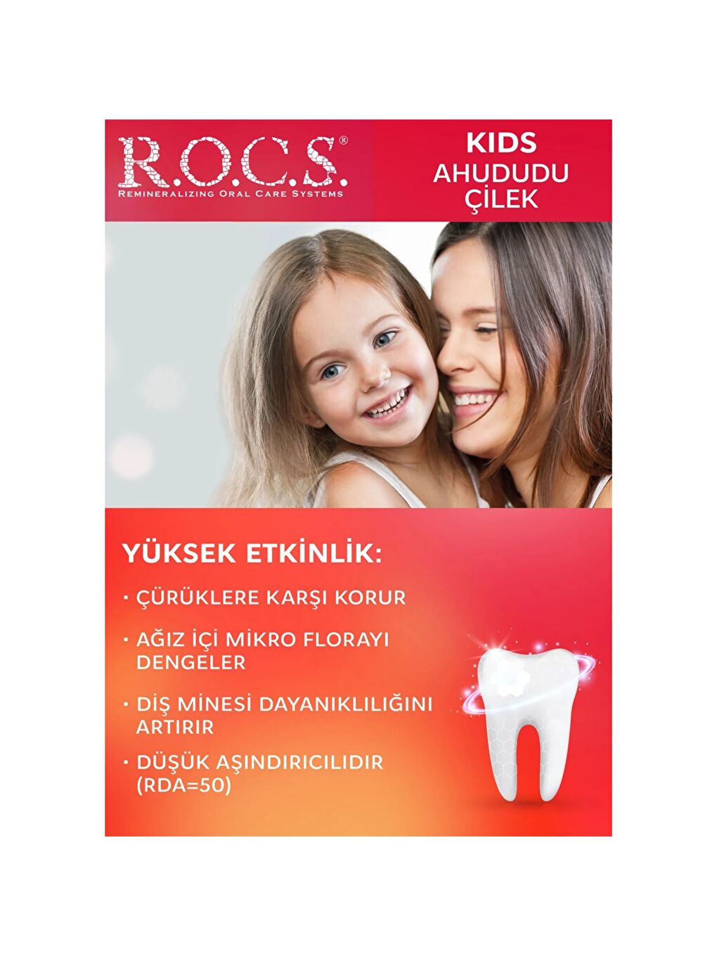 Kids 4-7 Yaş Ahududu ve Çilek Çocuk Diş Macunu 45gr-6