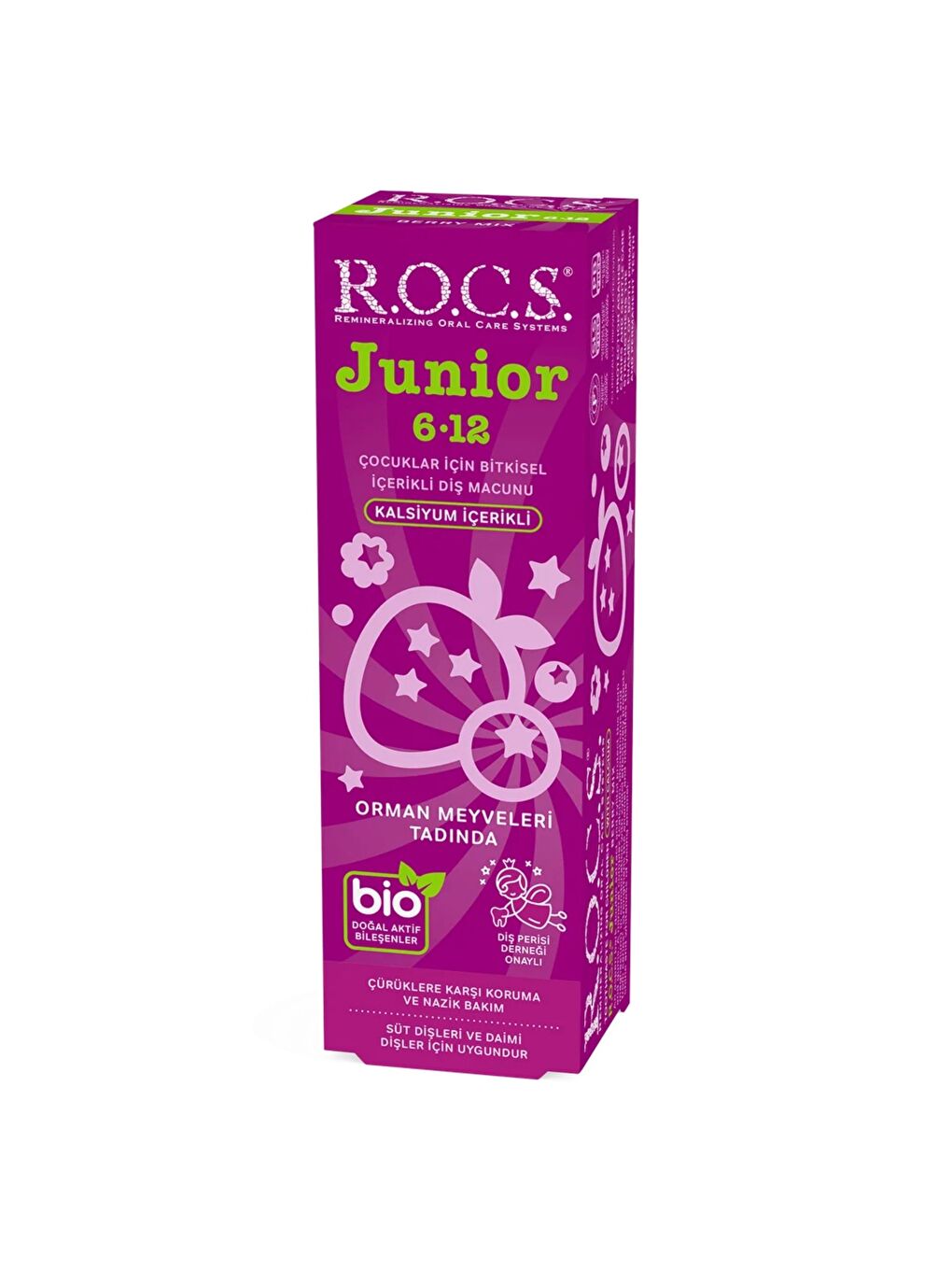 Junior 6-12 Yaş Orman Meyveleri Tadında Florürsüz Çocuk Diş Macunu-1