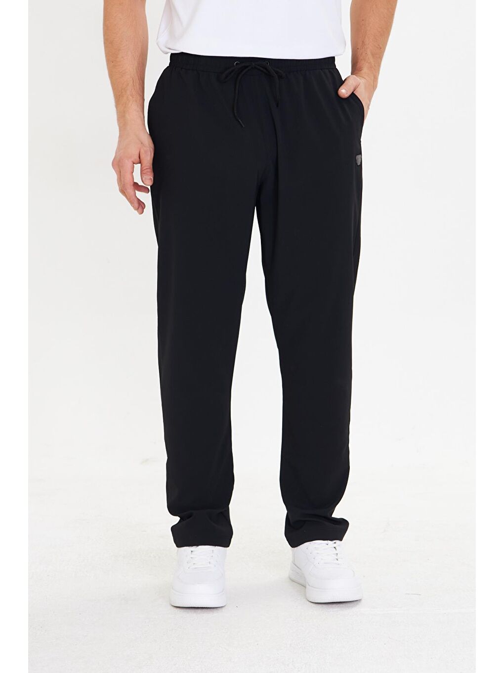 Erkek Stretchfit Esnek Eşofman Altı Siyah 2661-S-3