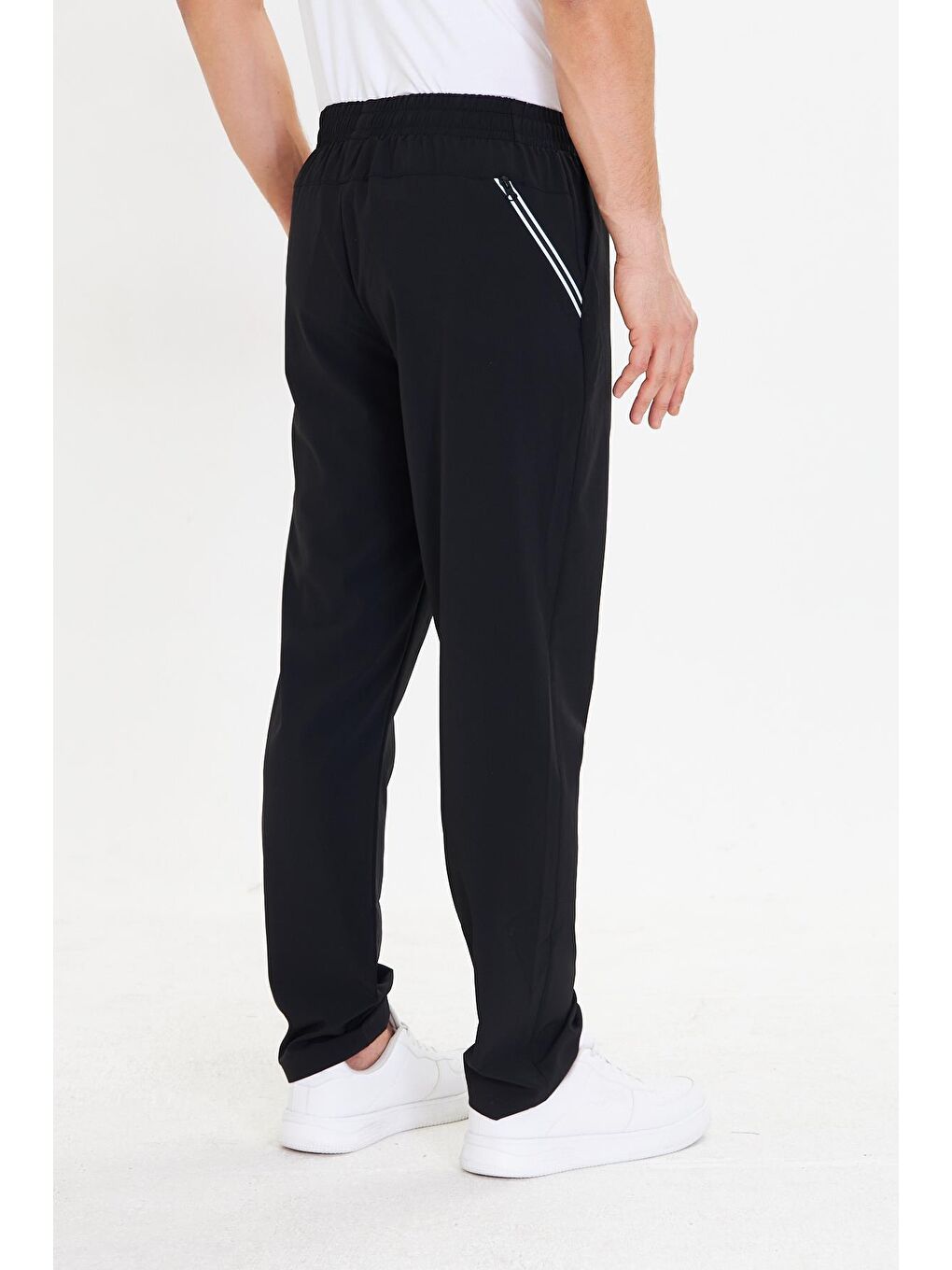 Erkek Stretchfit Esnek Eşofman Altı Siyah 2661-S-6