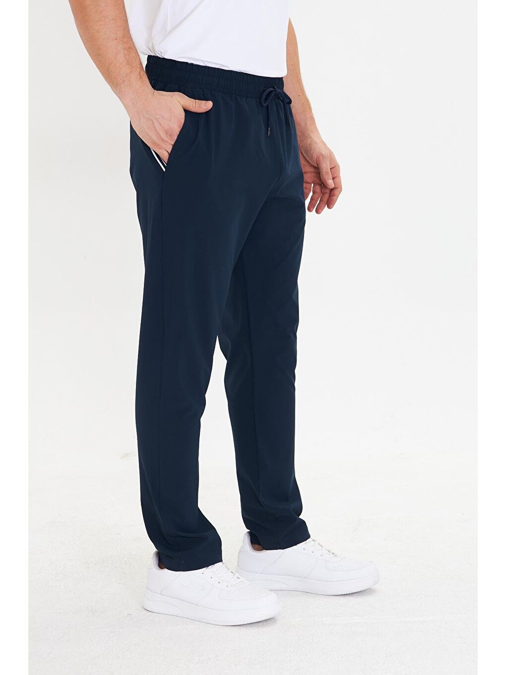 Erkek Stretchfit Esnek Eşofman Altı Lacivert 2661-L-3