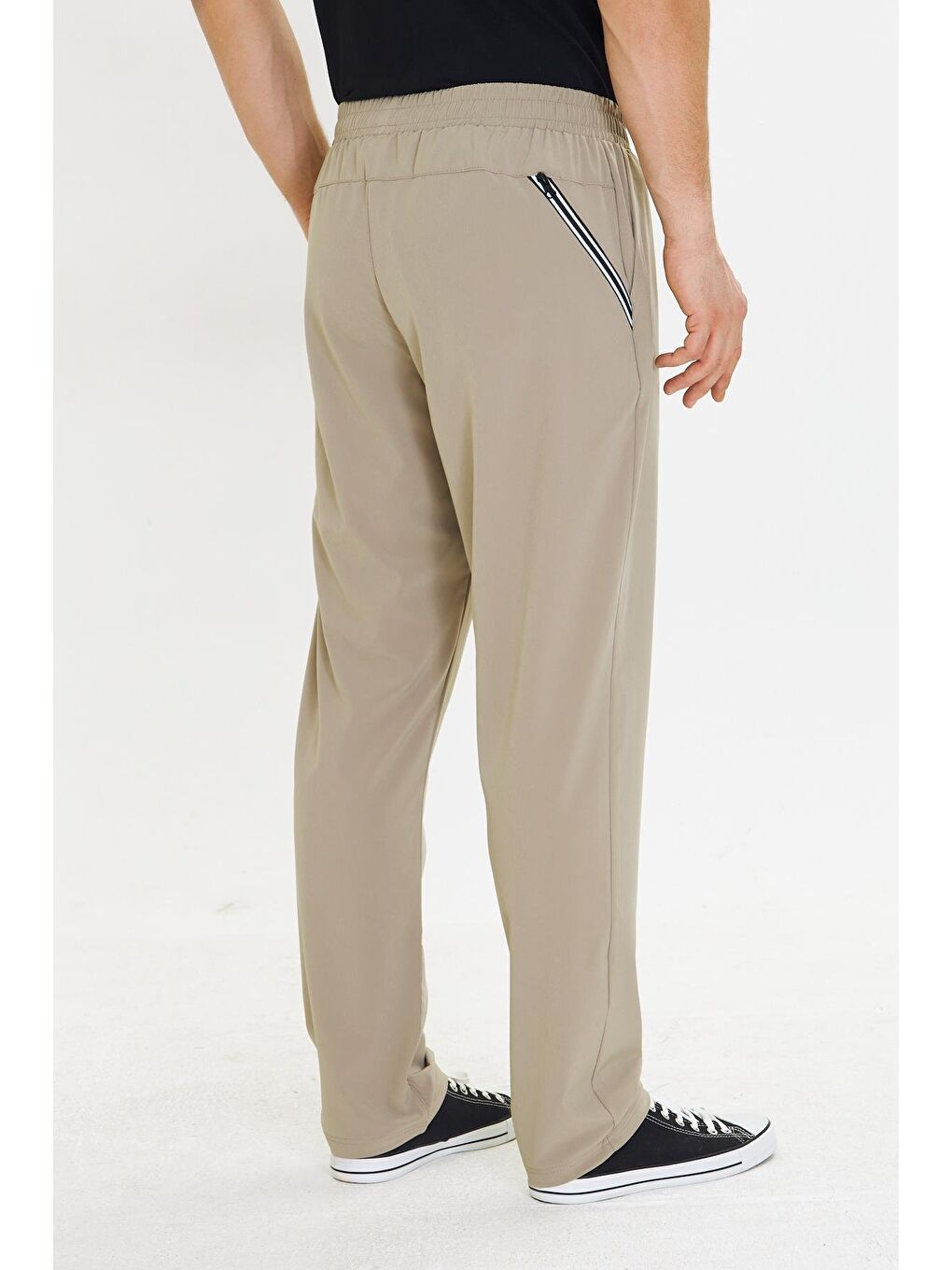 Erkek Stretchfit Esnek Eşofman Altı Bej 2661-B-5