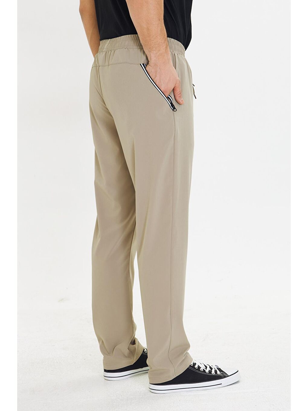 Erkek Stretchfit Esnek Eşofman Altı Bej 2661-B-6