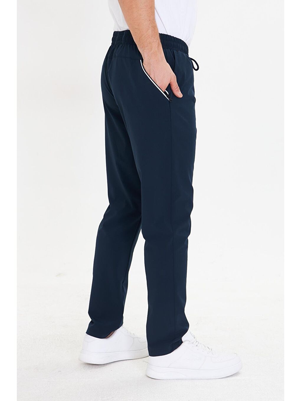 Erkek Stretchfit Esnek Eşofman Altı Lacivert 2661-L-6