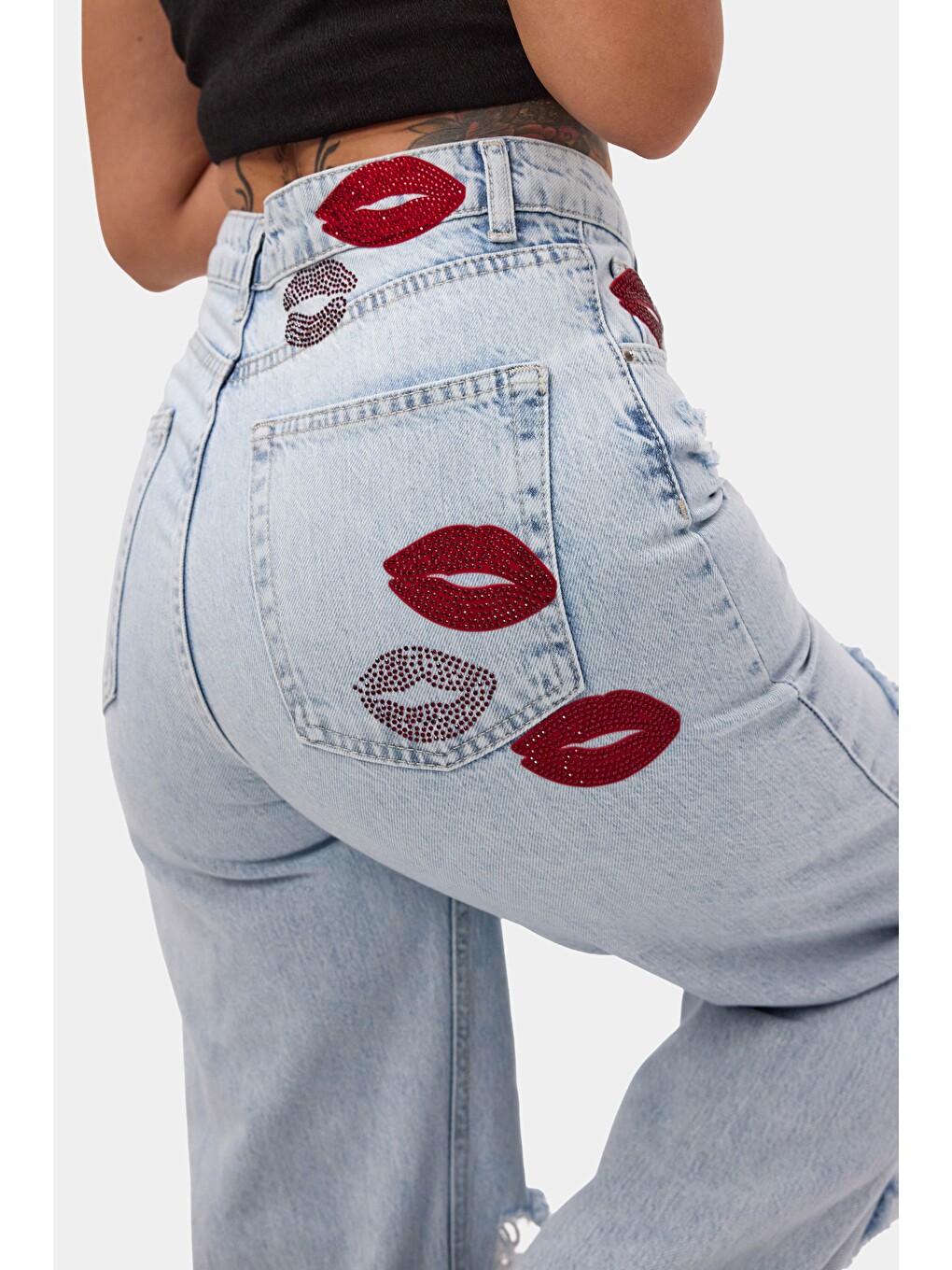 Mavi Kadın Ice T-12s6-3 Straight Fit Özel Tasarım Denim Jean-1