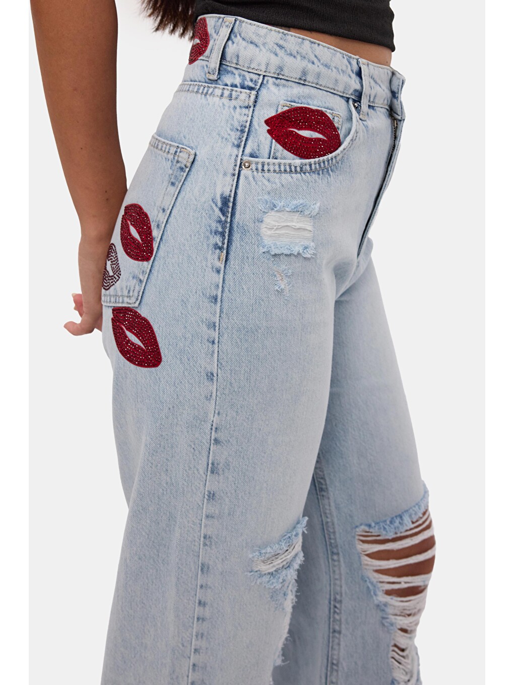 Mavi Kadın Ice T-12s6-3 Straight Fit Özel Tasarım Denim Jean-3