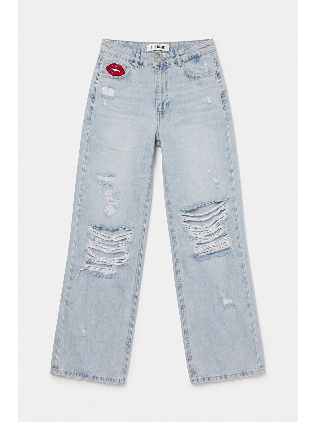 Mavi Kadın Ice T-12s6-3 Straight Fit Özel Tasarım Denim Jean-4