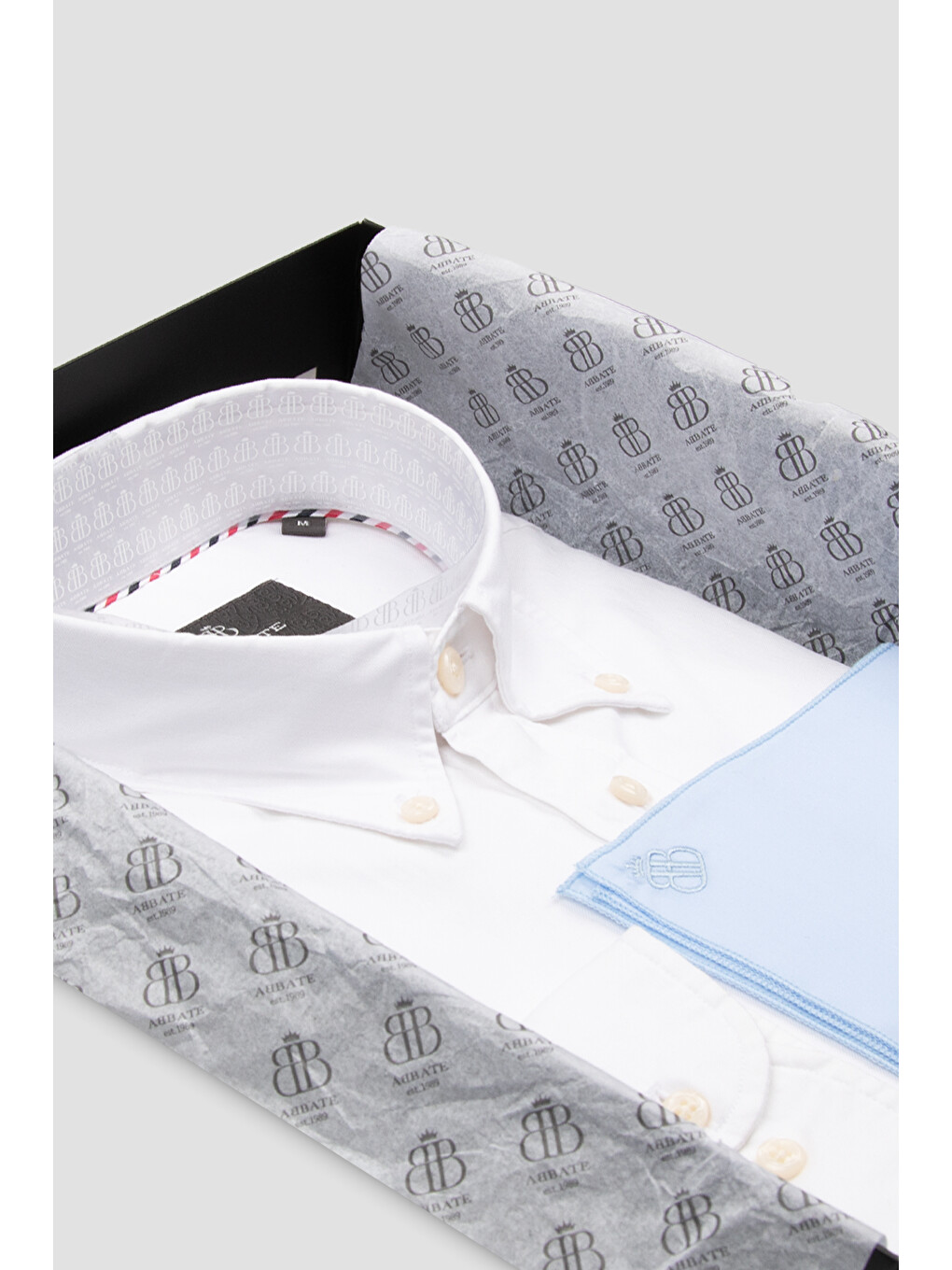 Luca Oxford Stretch Pamuk Karışımlı Comfort Fit Beyaz Düğmeli Yaka Erkek Düz Gömlek-1