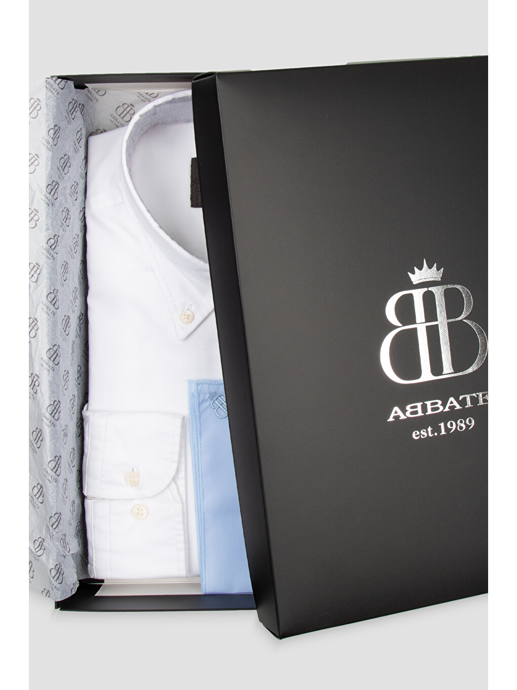 Luca Oxford Stretch Pamuk Karışımlı Comfort Fit Beyaz Düğmeli Yaka Erkek Düz Gömlek-3