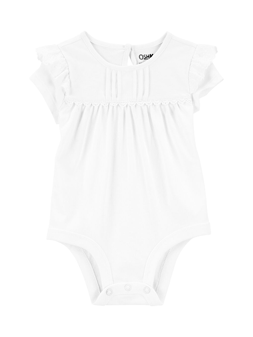 Kız Bebek Body Beyaz