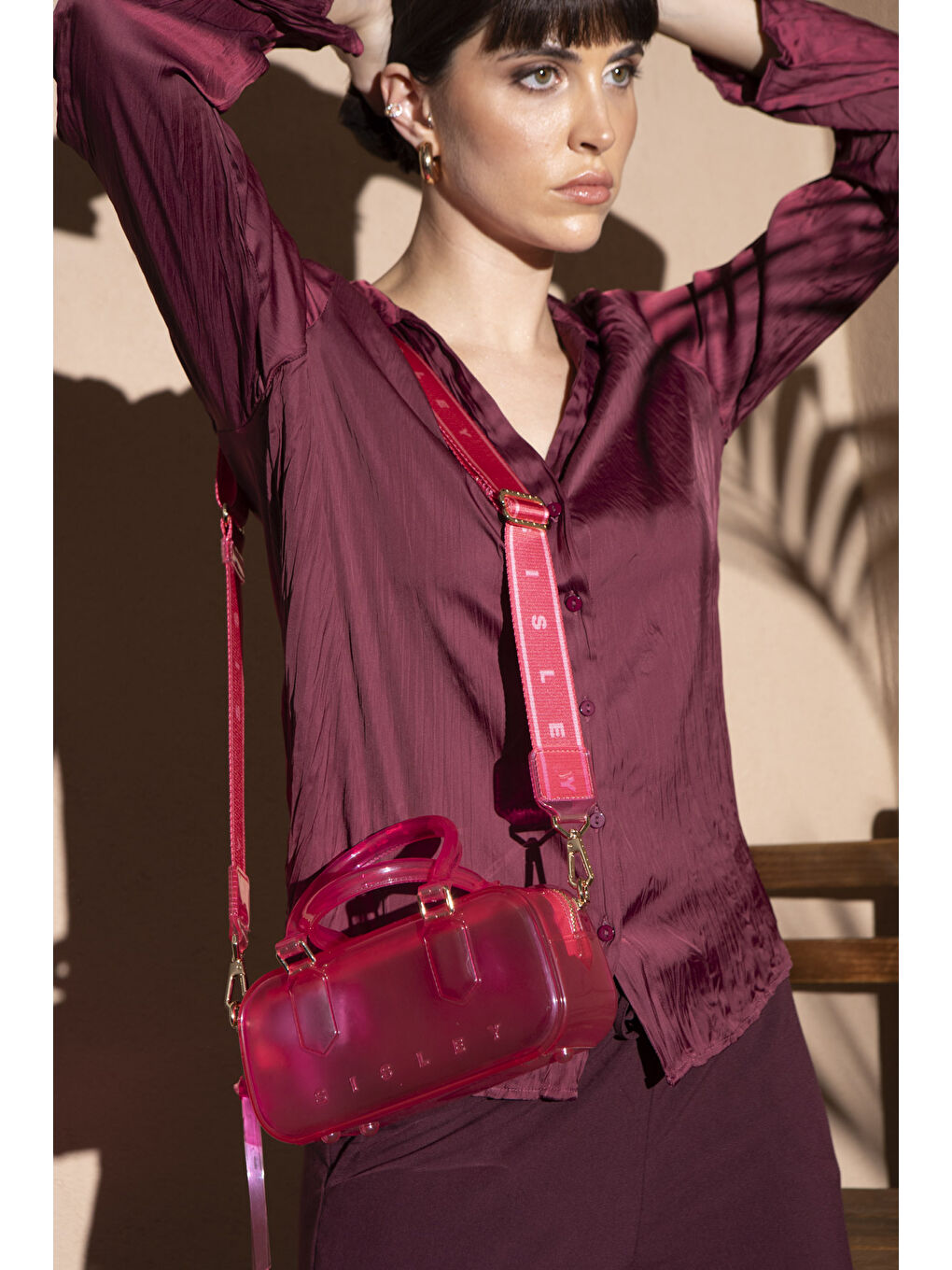 Sisley Kadin El Çantasi Fuşya SLY005 - 1