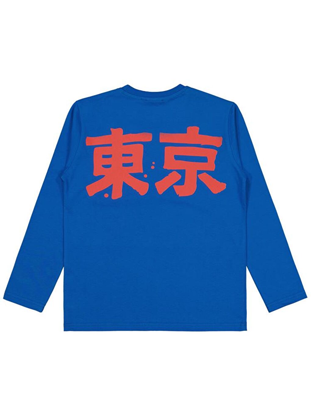 Boys Tokyo Baskılı 10-13 Yaş Sweatshirt - Mavi 11-12 Yaş