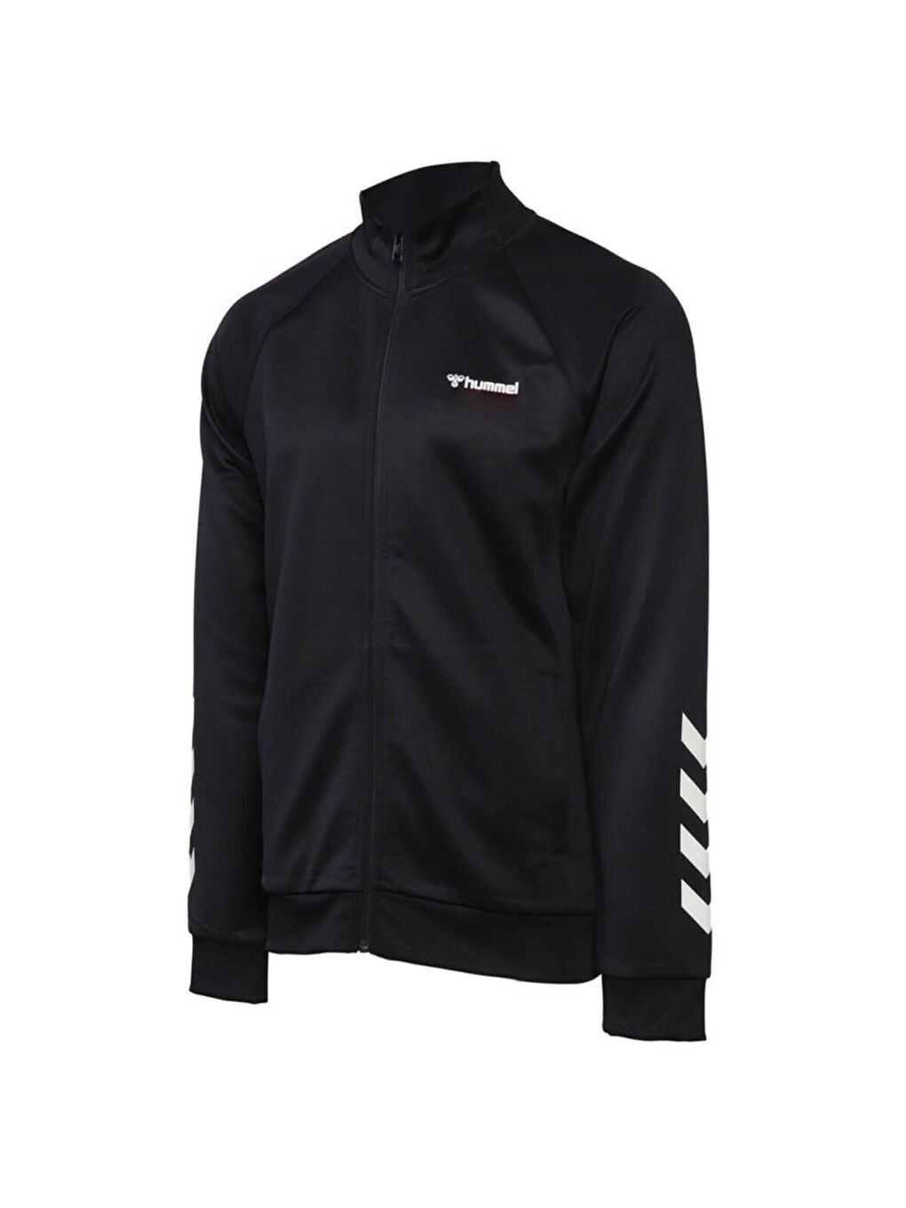 Hummel Siyah Erkek Zip Fermuarlı Sweatshirt Falconzo - 1