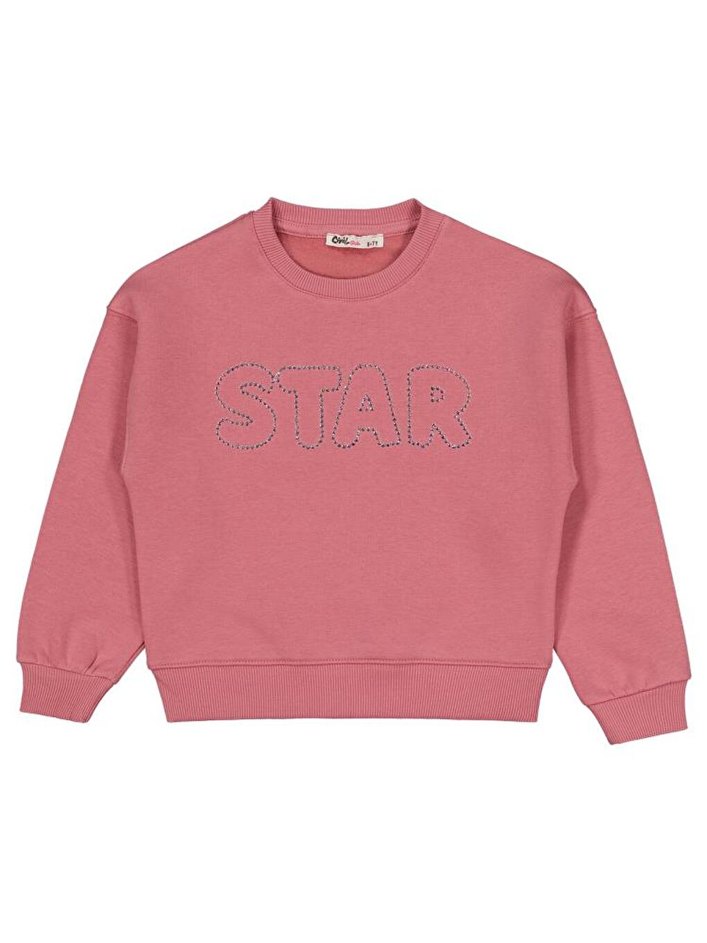 Girls STAR Baskılı 6-9 Yaş Sweatshirt - Pembe9-10 Yaş